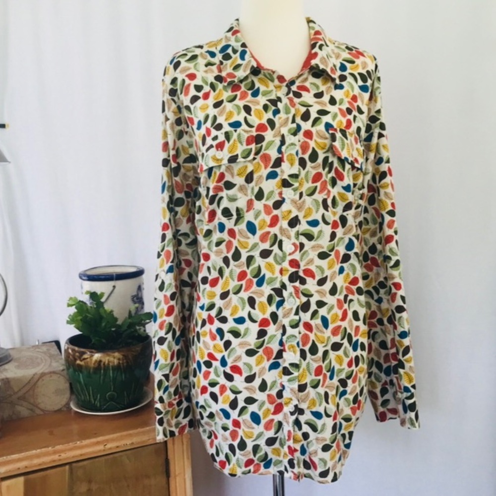 Talbots Nice Button Down Blouse size 3X